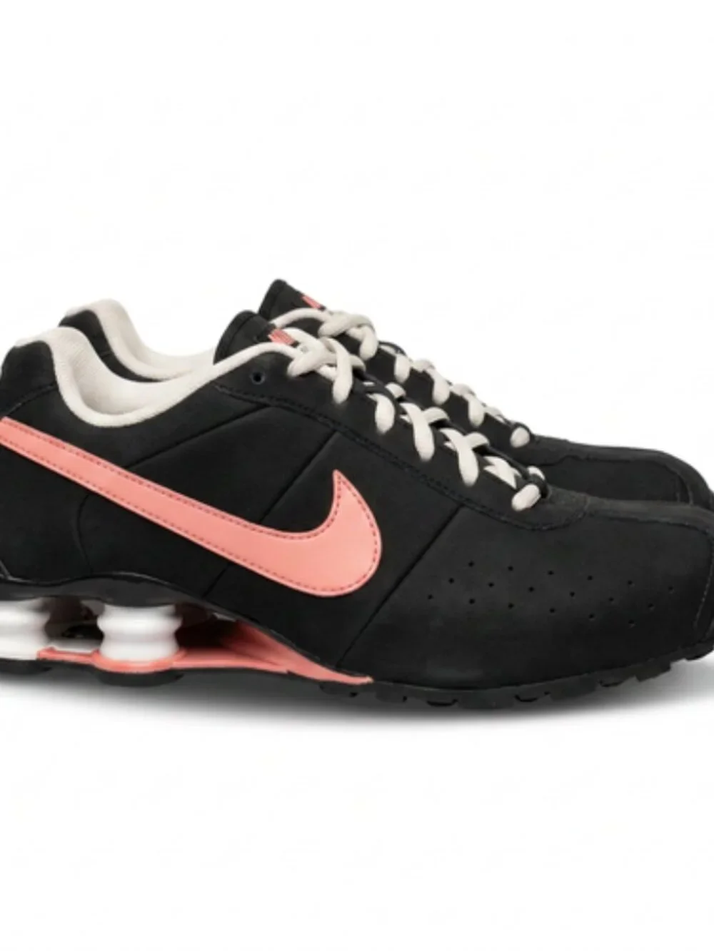 Women’s  Size 7Y Nike Shox Black R4 Ride Infrared Tl Running Shoes 310480 001 2